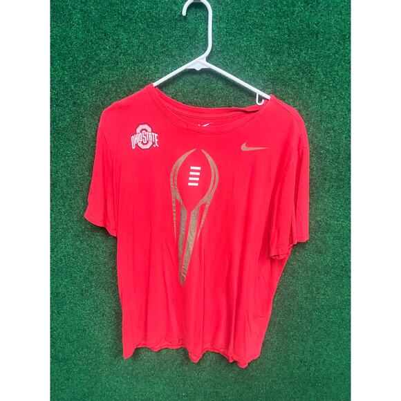 Nike Ohio State University Red Sz Medium T-Shirt - Picture 1 of 6
